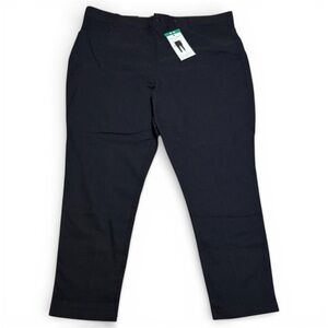 NWT Mario Serrani Women’s Black Textured Pull On Pants sz XL